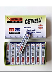 Mikro 0.7 mm Kurşun Kalem Ucu – Cetvelli 24’lü Ekonomik Paket
