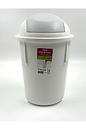 Üçsan Plastik UFO 4 Litre Kapaklı Çöp Kovası 19x28 cm