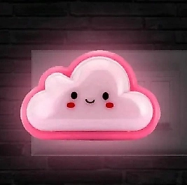 Çocuk Odası İçin Pembe LED Dekoratif Gece Lambası – Şık ve Minimal