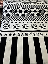 Taraftar Temalı Tek Kişilik Pike ve Çarşaf Seti – 160x240 cm | %100 Pamuklu