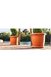 Villa Saksı – 22 Litre Geniş Hacimli Saksı 39x32 cm | İç & Dış Mekan Şık Tasarım