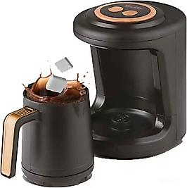 Elektrikli Türk Kahvesi Makinesi – 800W, Sesli Uyarı ve Közde Pişirme Teknolojisi