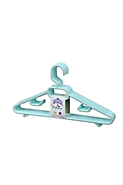 6’lı Renkli Plastik Askı 30x15 cm | Bebek Kıyafetleri İçin Uygun Boyut