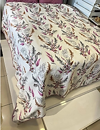 Renkli Çiçek Desenli Tek Kişilik Pike – 160x240 cm | Canlı, Neşeli ve Hafif Yaz Konforu