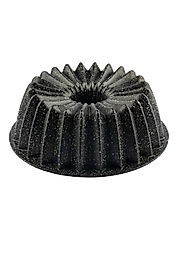 Granit Kaplama Siyah Derin Ve Geniş Kek Kalıbı – 26x9 Cm Yanmaz, Yapışmaz Yüzey