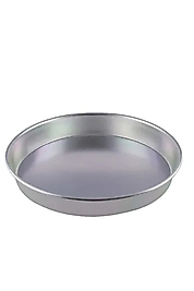 Alüminyum Tepsi 40 cm Çap 5 cm Derinlik – Hafif, Yuvarlak, Çok Amaçlı