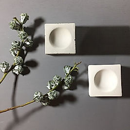 %100 Doğal Mermer 2’li Evcil Hayvan Mama-Su Kabı 160 ml – Hijyenik & Dayanıklı