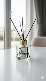 Beyaz Çiçek Aromalı Çubuklu Oda Parfümü – Doğal Ferahlık ve Zarafet (100 ml)