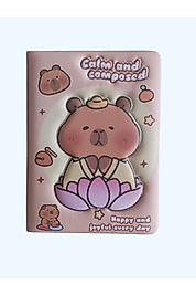 Pofuduk Kapaklı Capybara Defter – Günlük, Not ve Hediye İçin