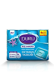 Fresh Sensection Okyanus Esintisi 4’lü Katı Duş Sabunu – Ferahlatıcı Deniz Nefesi, Bitkisel Formül
