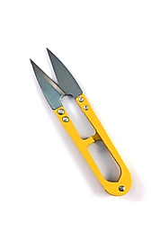 Paslanmaz Çelik Sarı Makas – İplik Temizleme ve Dikiş İçin