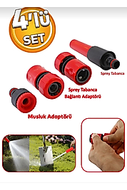 Bahçe Sulama İçin 4’lü Musluk Adaptör Seti | Hızlı ve Sızdırmaz Bağlantı