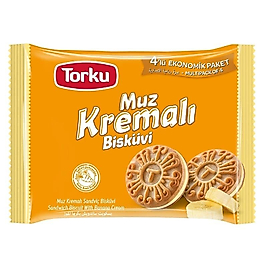 KREMALI MUZLU BİSKÜVİ (4*61) 8 ADET