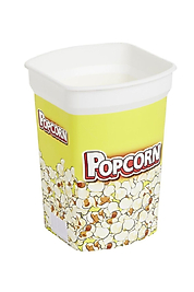 Plastik Patlamış Mısır Kabı 19x13 cm – Eğlencelik Atıştırmalık Kutusu