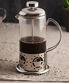 KIZILELMADA Yakut Metal Kulplu French Press 600 mL