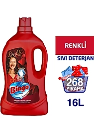 BİNGO SIVI DETERJAN RENKLİ 4L