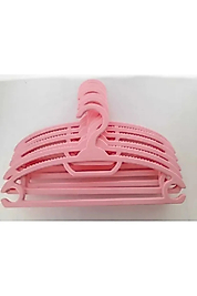 6’lı Renkli Plastik Askı 30x15 cm | Bebek Kıyafetleri İçin Uygun Boyut