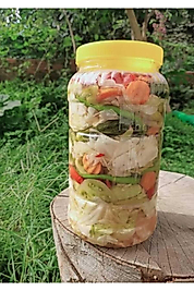 3 L Pet Turşu Bidonu – Salça, Sirke, Yağ İçin Gıdaya Uygun Saklama Kabı
