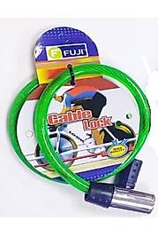 Orta Boy Yeşil Bisiklet Kilidi – Dayanıklı ve Güvenli Koruma