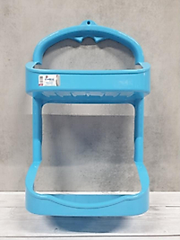 Mavi Şık ve Pratik Şampuanlık – Duvar Tipi Banyo Organizer Raf