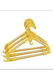 Bebek Ahşap Askı 27x17 cm | 0-3 Yaş Kıyafetler İçin İdeal