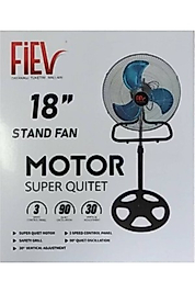 Çok Fonksiyonlu 18 Inch Siyah Vantilatör – Ayaklı, Masaüstü ve Duvar Tipi