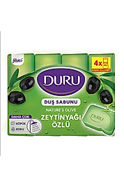 Zeytinyağı Özlü Vegan Formül Katı Duş Sabunu – 4'lü Doğal Sabun Seti