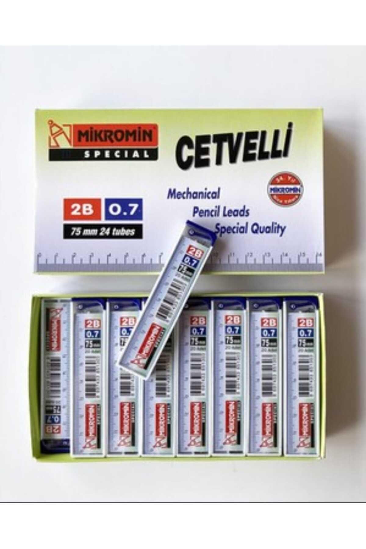Mikro 0.7 mm Kurşun Kalem Ucu – Cetvelli 24’lü Ekonomik Paket