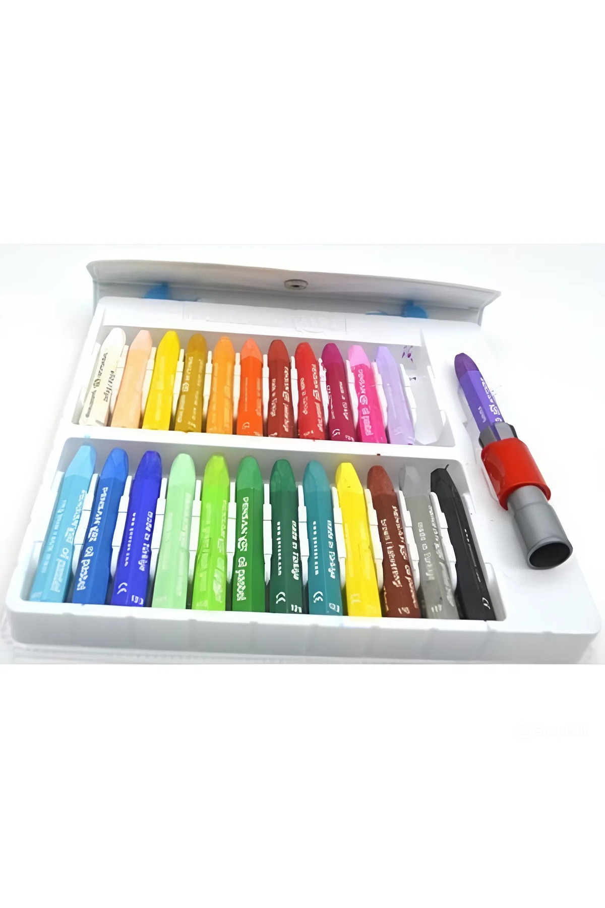 24’lü Renkli Pastel Boya Seti – Okul, Hobi ve Sanat Çalışmaları İçin