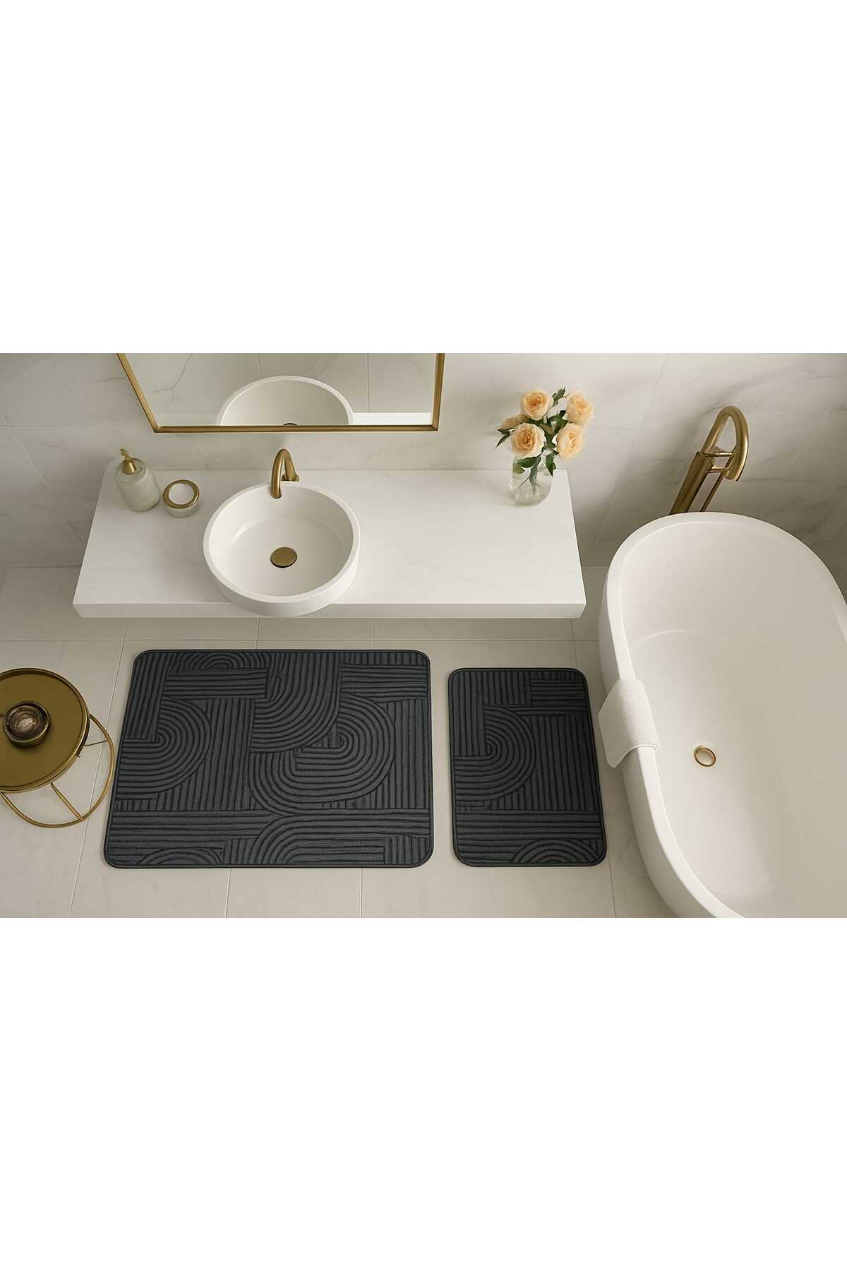 Modern 2 Parça Klozet Takımı – 99x59 ve 58x50 Ölçülerinde