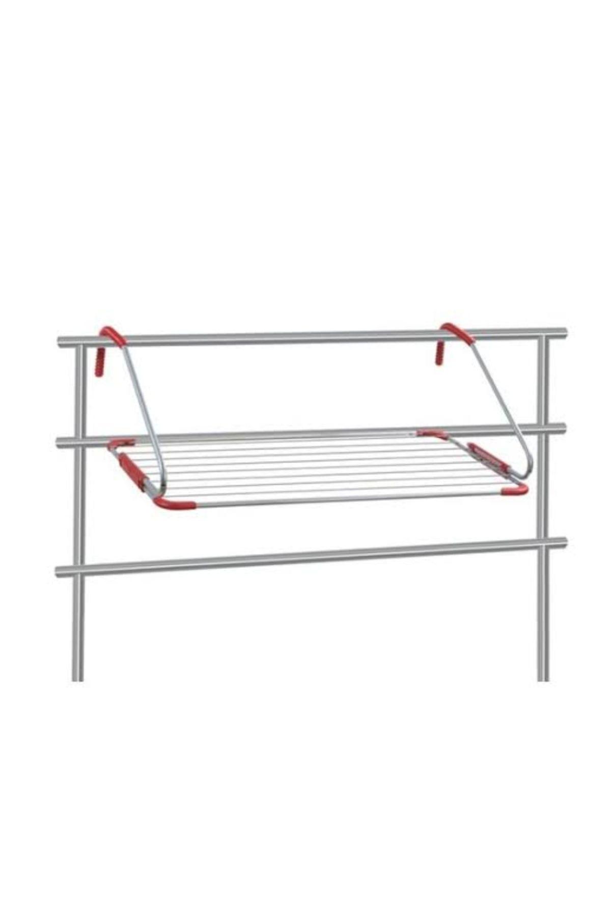 Yer Kaplamayan Dirsekli Metal Balkon Çamaşır Kurutmalığı