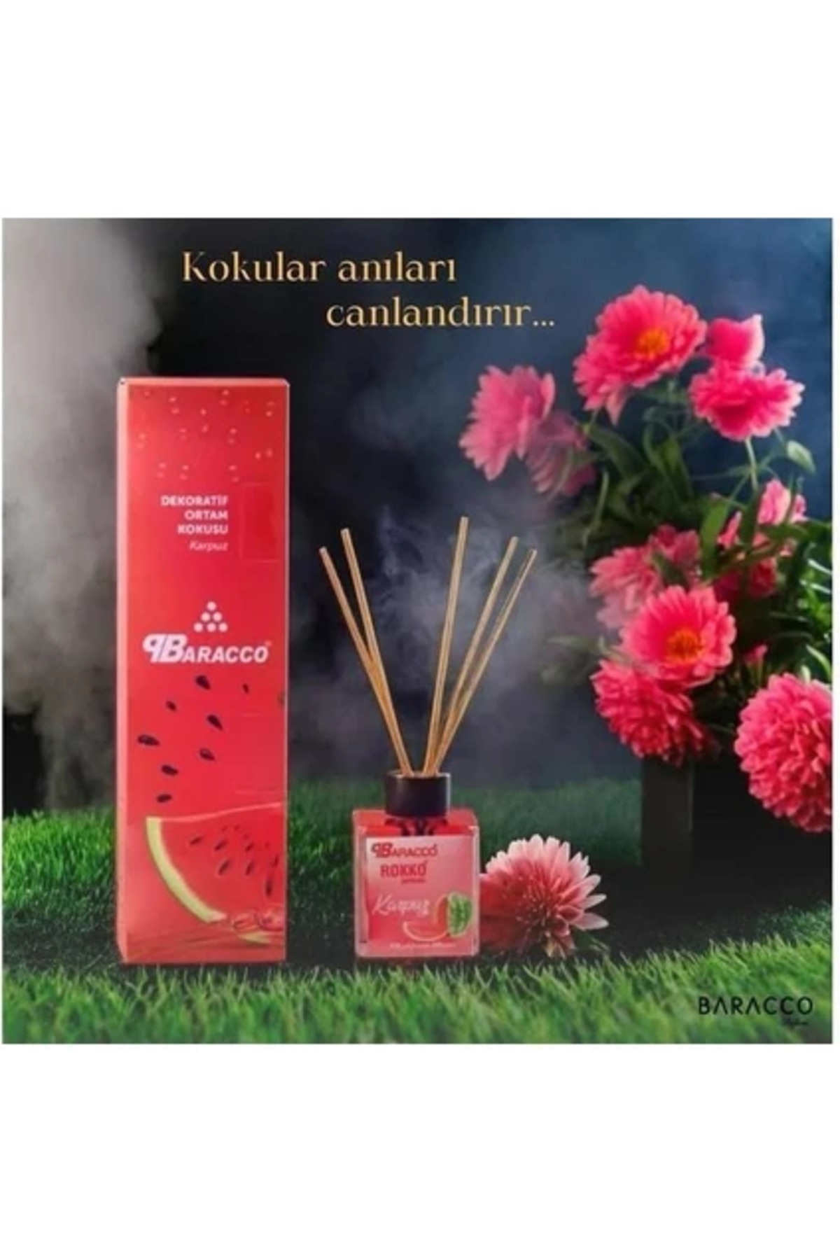 Karpuz Aromalı Çubuklu Oda Spreyi – Yaz Enerjili Ferah Koku (100 ml)