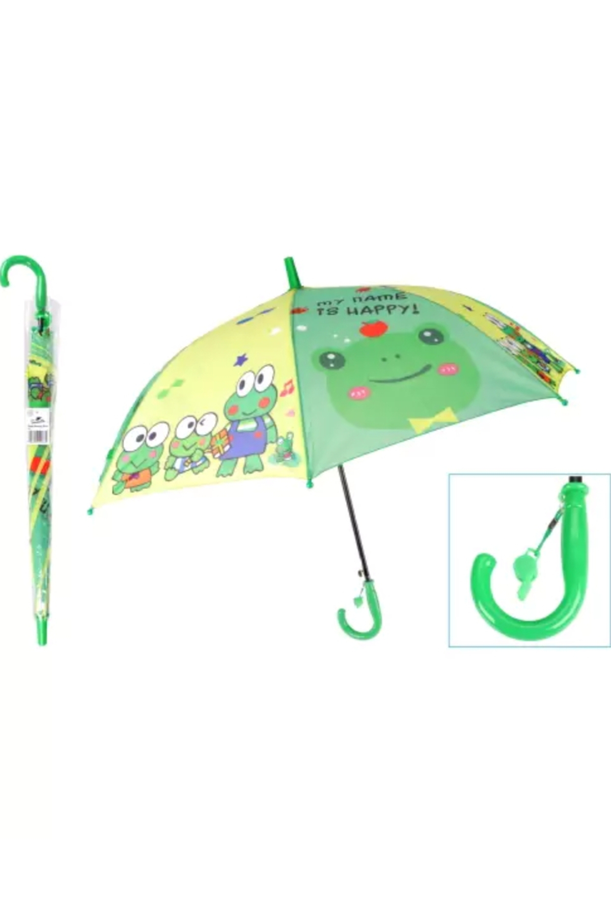 Eğlenceli Düdüklü 8 Telli Çocuk Şemsiye – 59 cm