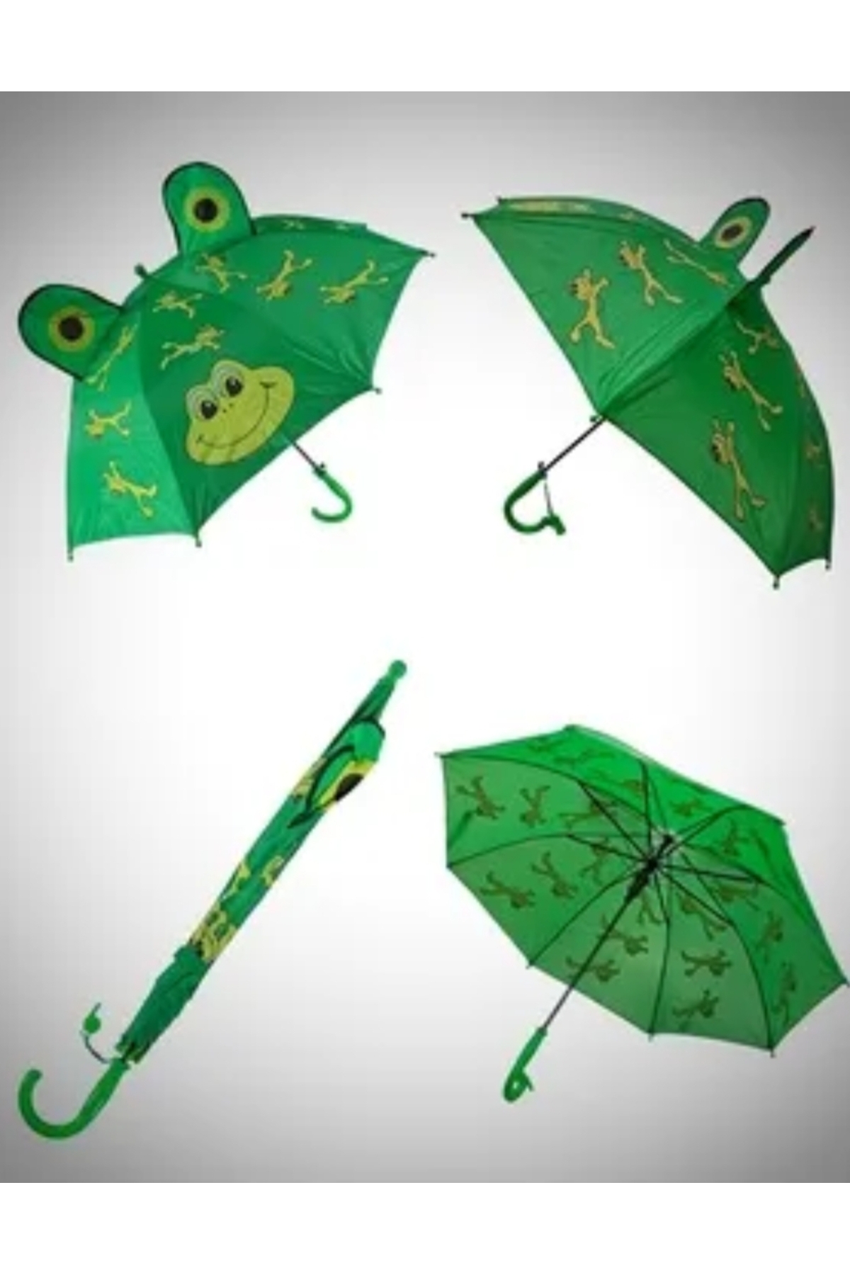 Eğlenceli Kulaklı ve Düdüklü 8 Telli Çocuk Şemsiyesi – 59 cm