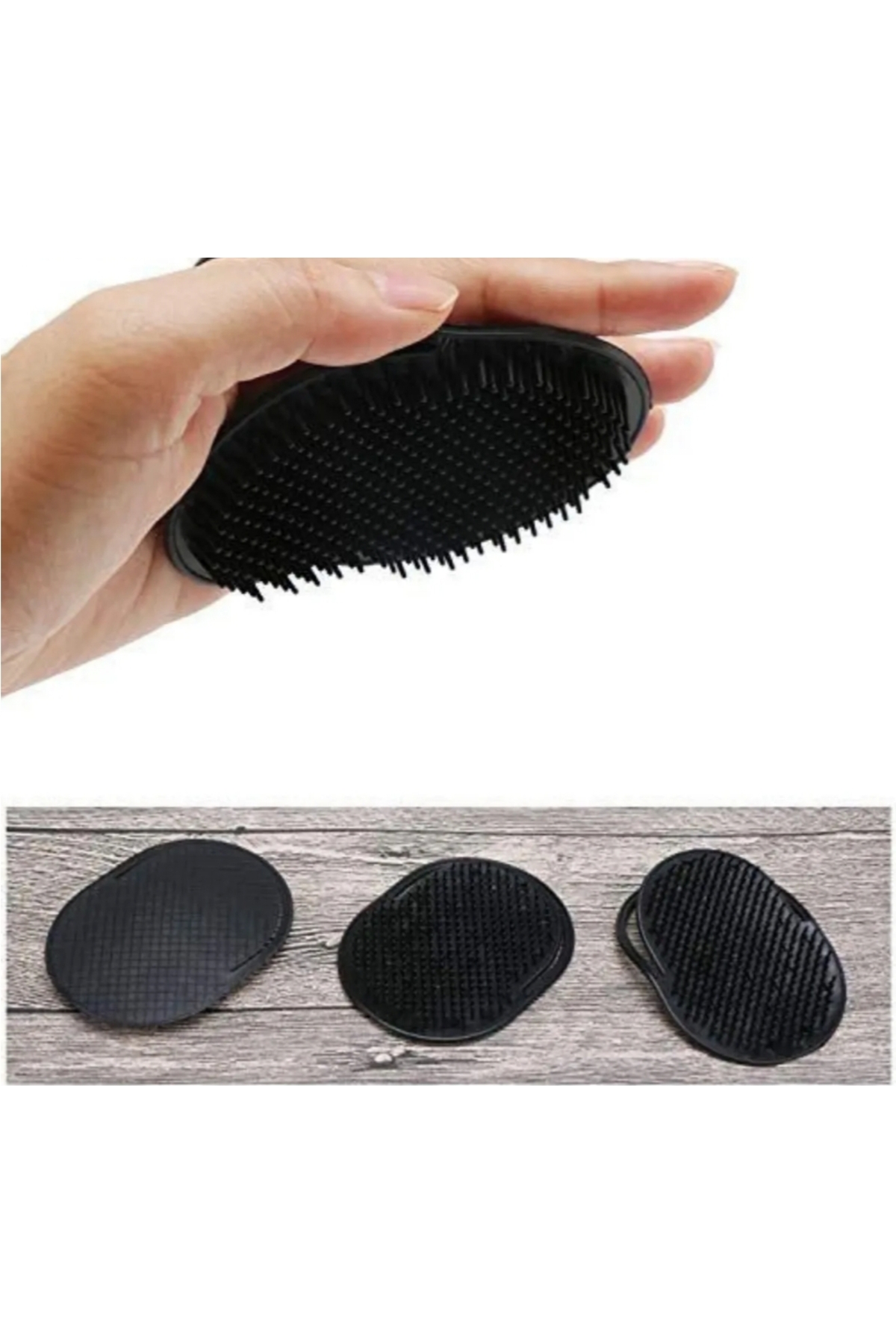 Saç Yıkama ve Masaj Tarağı 9x7 cm – Rahatlatıcı ve Pratik Kullanım