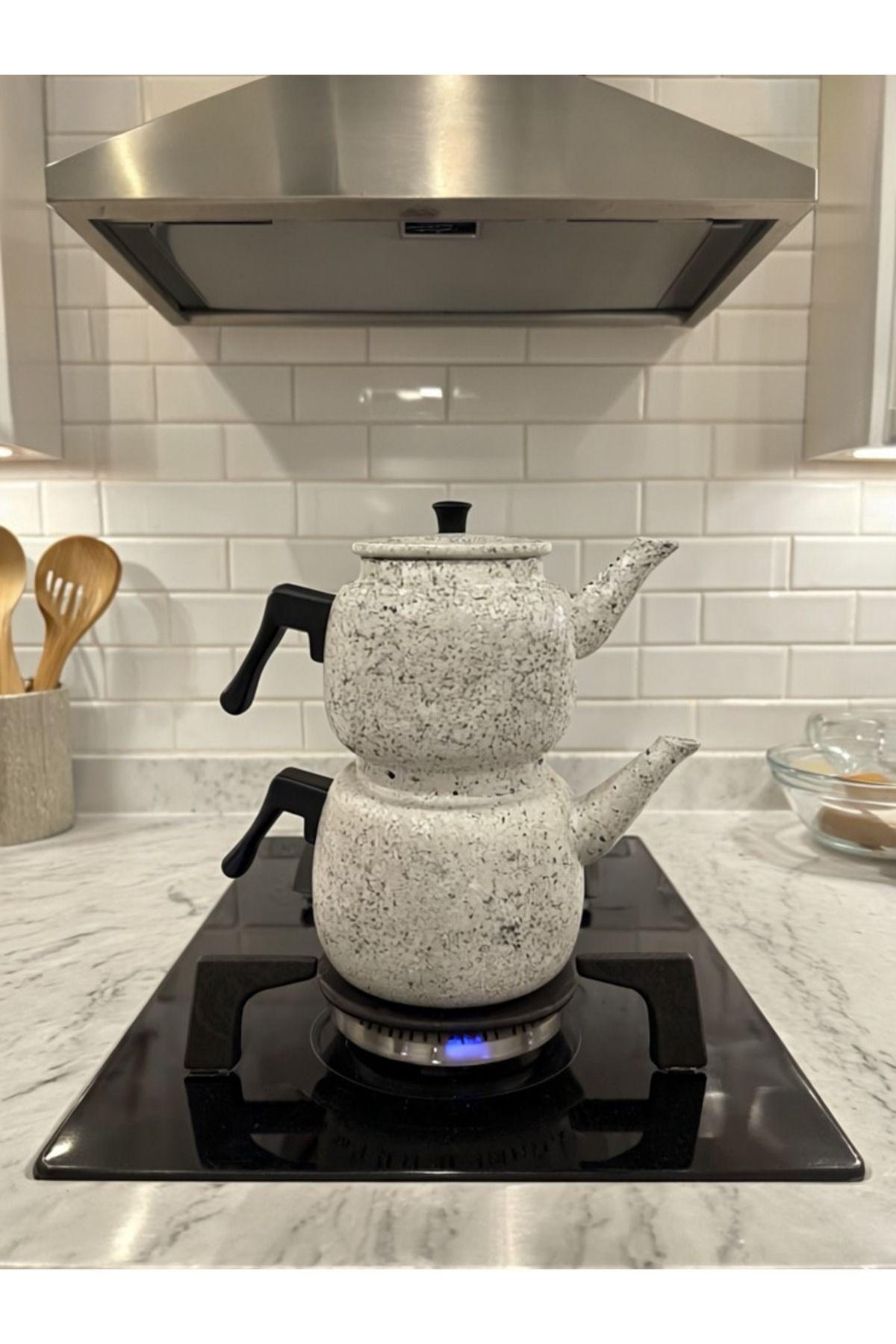 Home Premium Granit Çaydanlık – Ergonomik ve Isıya Dayanıklı Sap