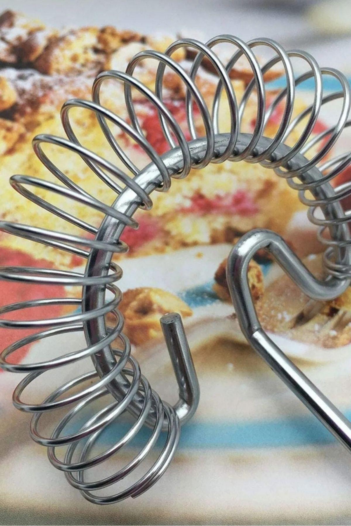 Metal Çırpıcı 28 cm Paslanmaz Çelik Mutfak Aleti