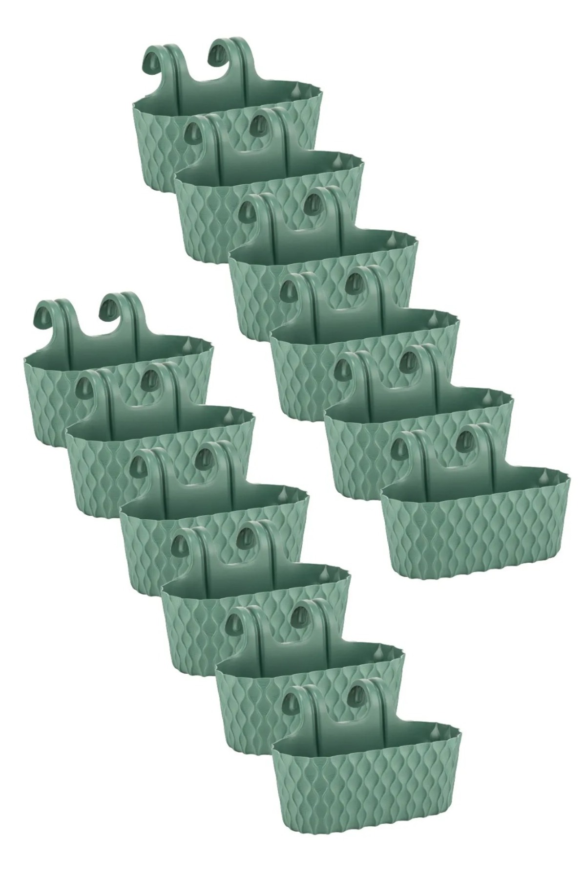 Venüs 3 Litre Askılı Balkon Saksı – 11x29 cm, No:2, Derinlik 11 cm