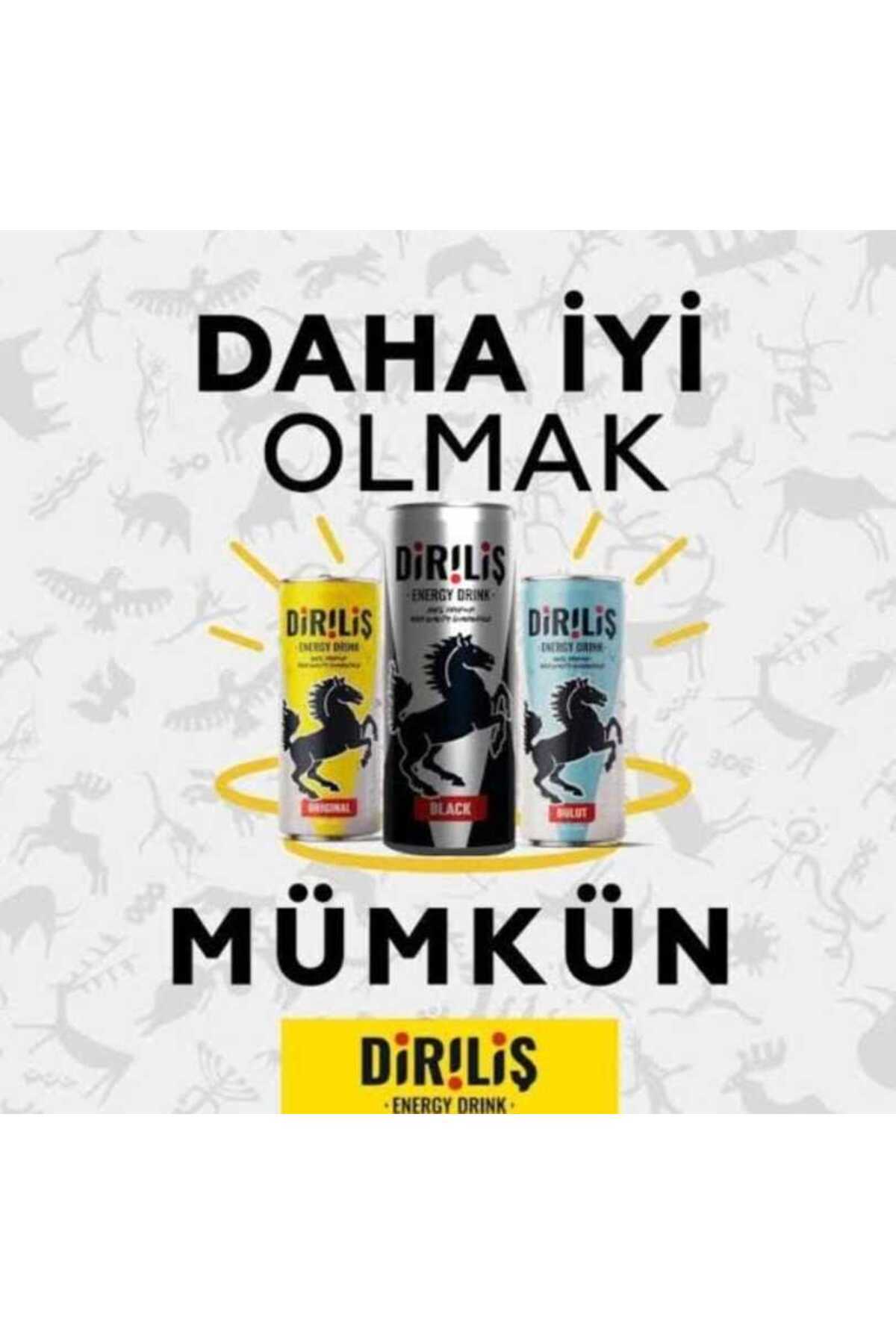 Siyah Enerji Içeceği – 250 ml X 24’lü Paket | Ekstra Güç, Yoğun Aroma, %100 Yerli Üretim
