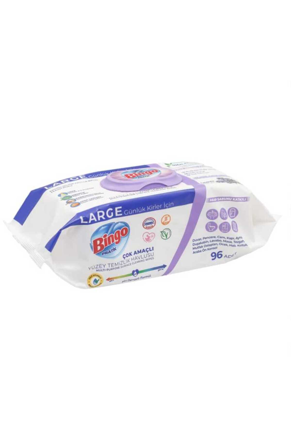Çok Amaçlı Yüzey Temizleme Mendili – Large Boy 3’lü Paket (96’lı x 3) | Pratik ve Hijyenik Temizlik