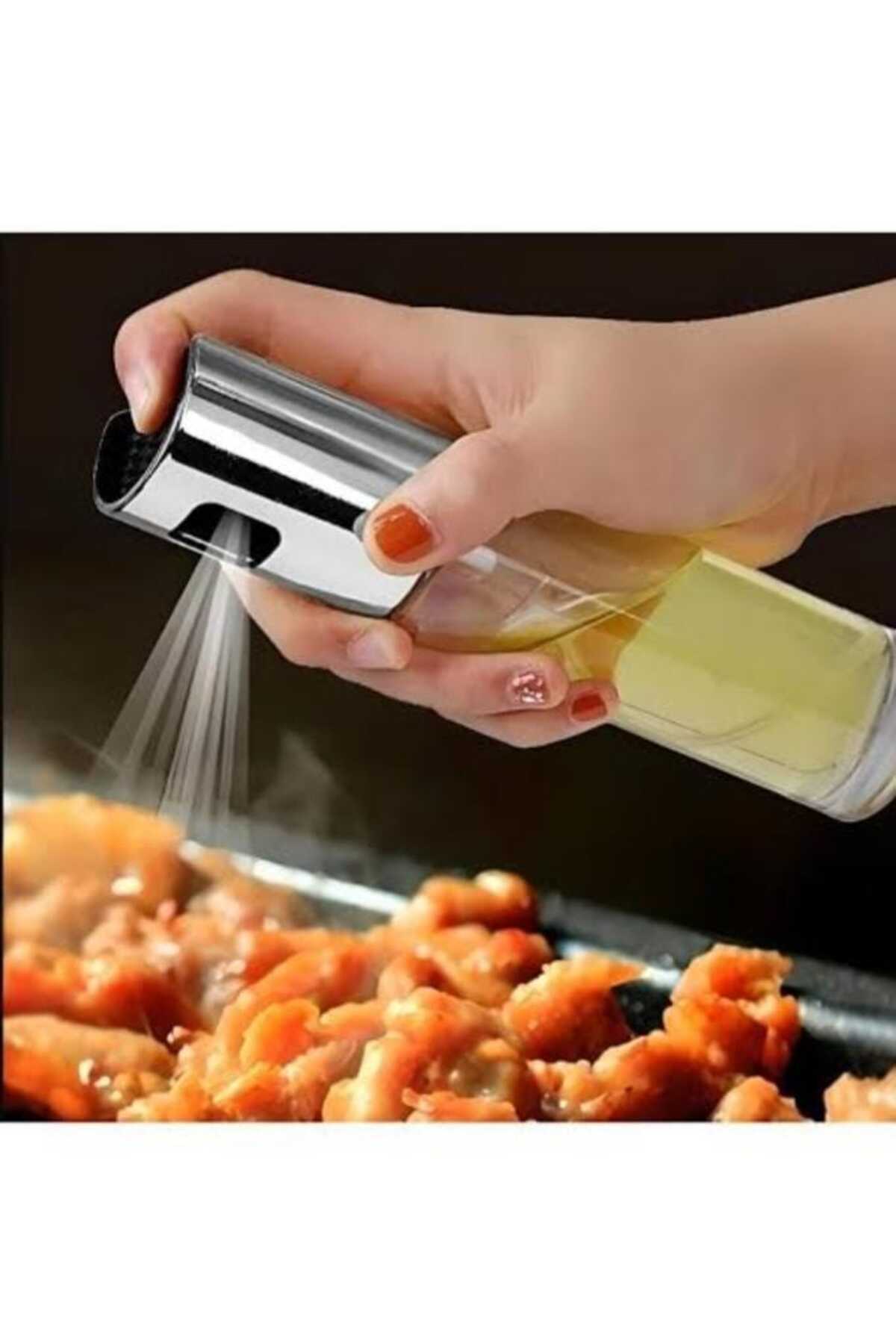 100 ml Cam Püskürtmeli Yağdanlık – Yağ, Sirke, Sos Spreyi