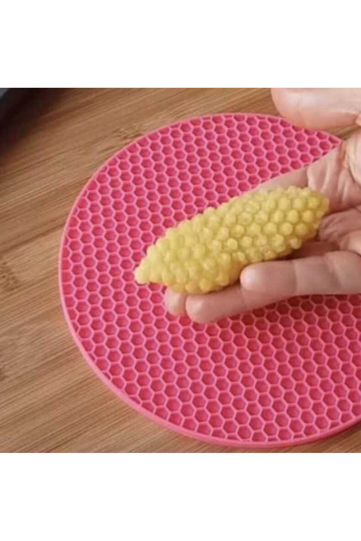 Kırmızı Daire Silikon Nihale Ve Kalburabastı Yapma Aparatı